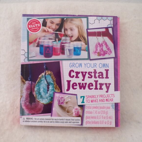 KLUTZ Craft Kit - Grow Your Own Crystal Jewelry - New - Picture 1 of 5